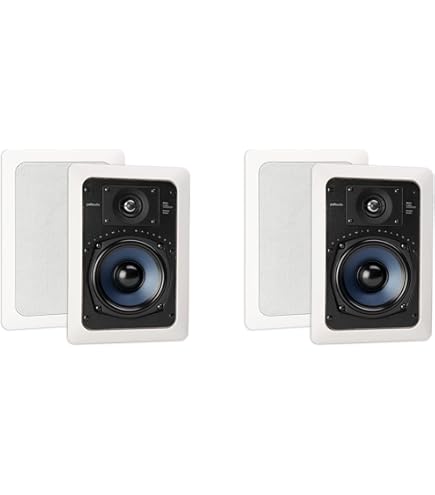 Amazon.com: Polk Audio RC65i 2 Way in Wall Speakers - 4 Pack